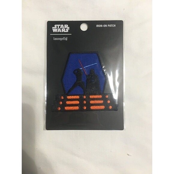 Star Wars Luke and Vader Fighting Iron on Patch - Picture 1 of 1